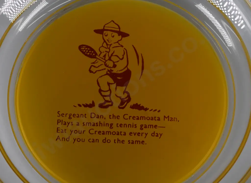 SERGEANT DAN CREAMOATA PLATES X 5 Image 1++
