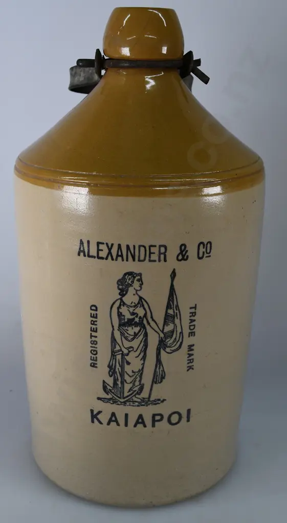 ALEXANDER KAIAPOI STONE JAR Image 1++