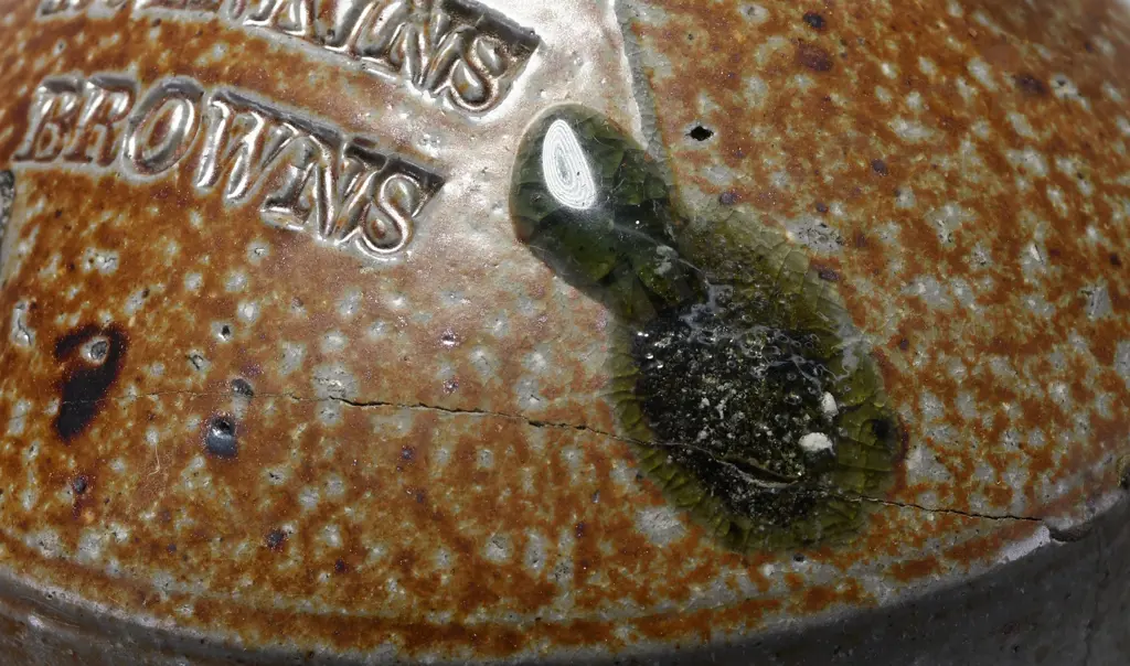 JENKINS BROWNS (SOUTHLAND) HALF GAL STONE JAR Image 1++