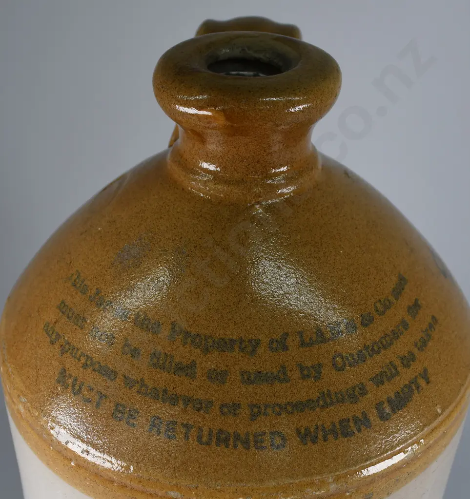 LANE & CO DUNEDIN STONE JAR Image 1++