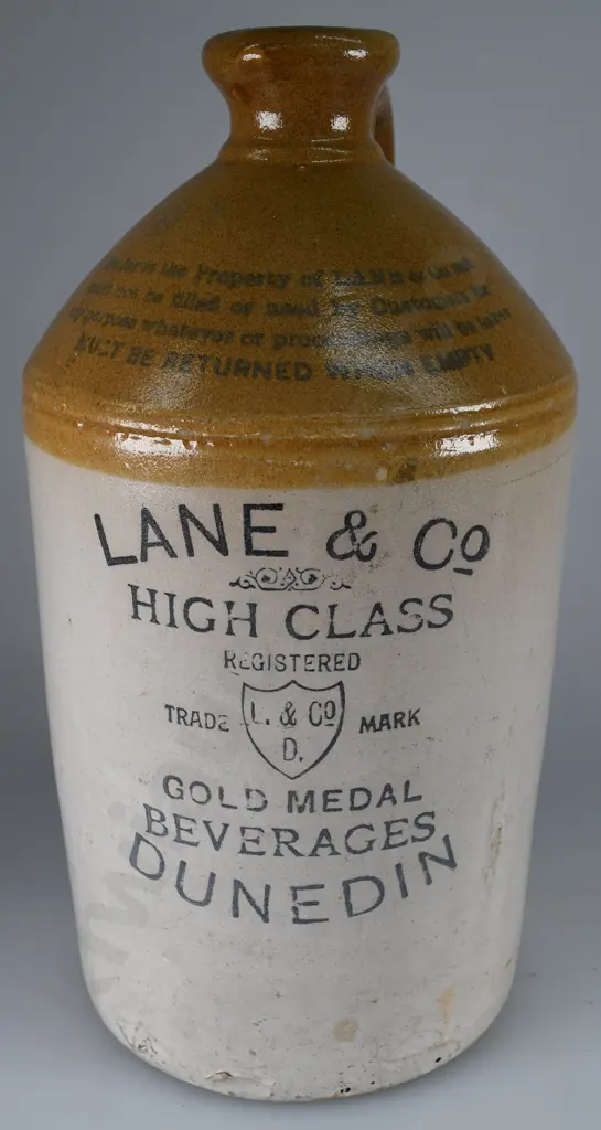 LANE & CO DUNEDIN STONE JAR Image 1++