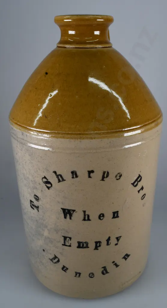 SHARPE BROS DUNEDIN STONE JAR Image 1++