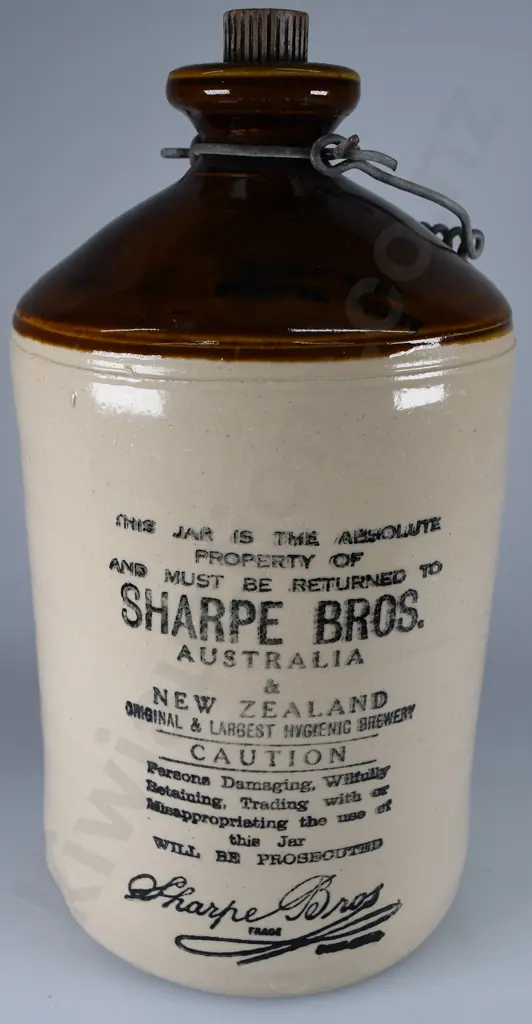 SHARPE BROS AUST & NZ STONE JAR Image 1++