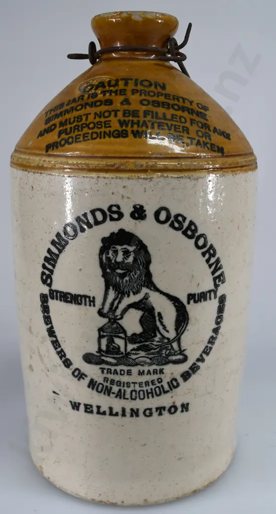 SIMMONDS & OSBORNE WELLINGTON STONE JAR Image 1++