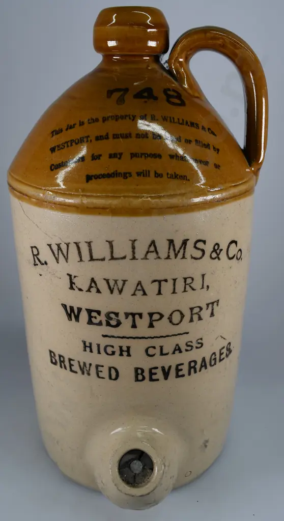 WILLIAMS WESTPORT STONE JAR Image 1++