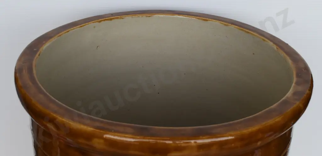 MASSIVE 5 GALLON STOUR WARE STORAGE CROCK Image 1++