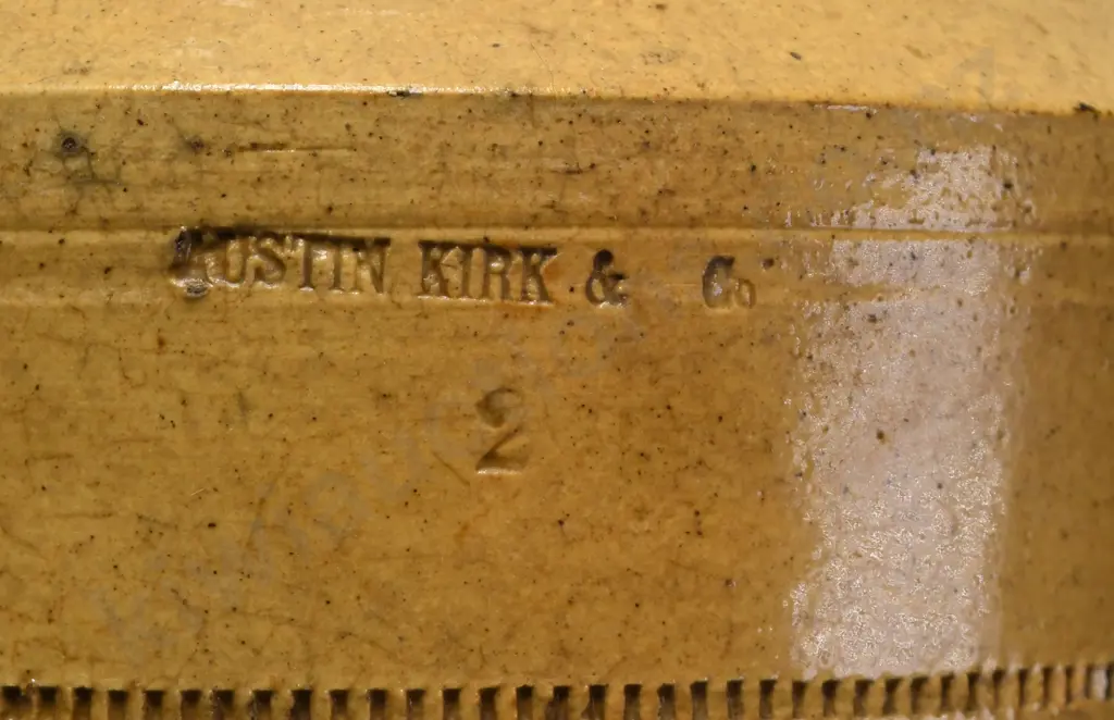 AUSTIN KIRK & CO STORAGE JAR Image 1++