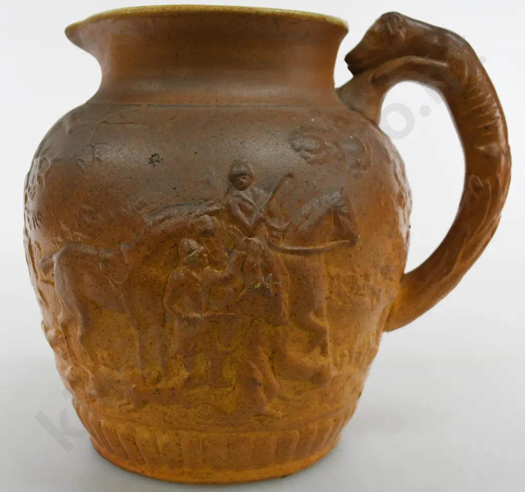 COLONIAL HUNTING JUG HUTSON / AUSTIN KIRK? Image 1++