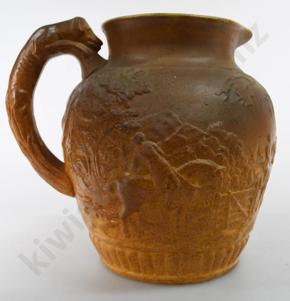 COLONIAL HUNTING JUG HUTSON / AUSTIN KIRK? Image 1++