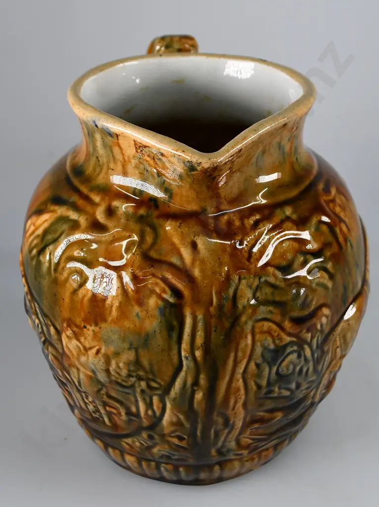 COLONIAL HUNTING JUG, HUTSON? Image 1++