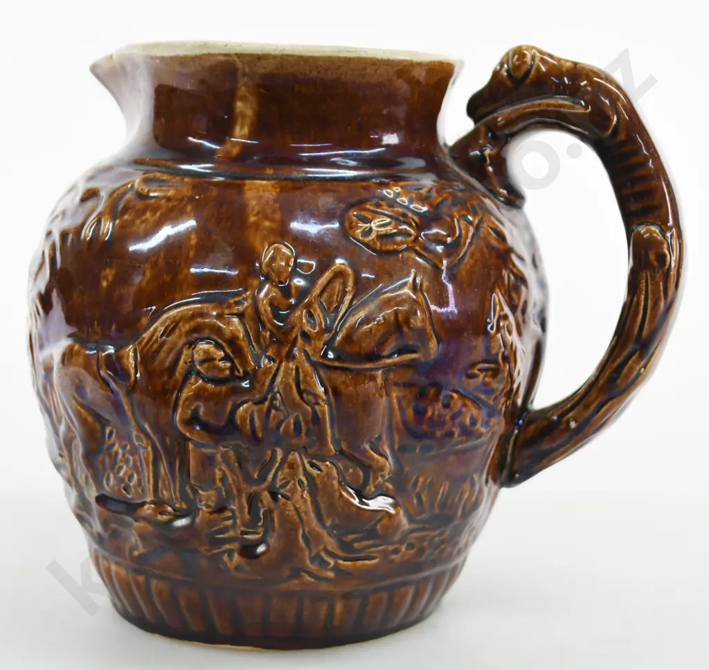 COLONIAL HUNTING JUG, HUTSON? Image 1++