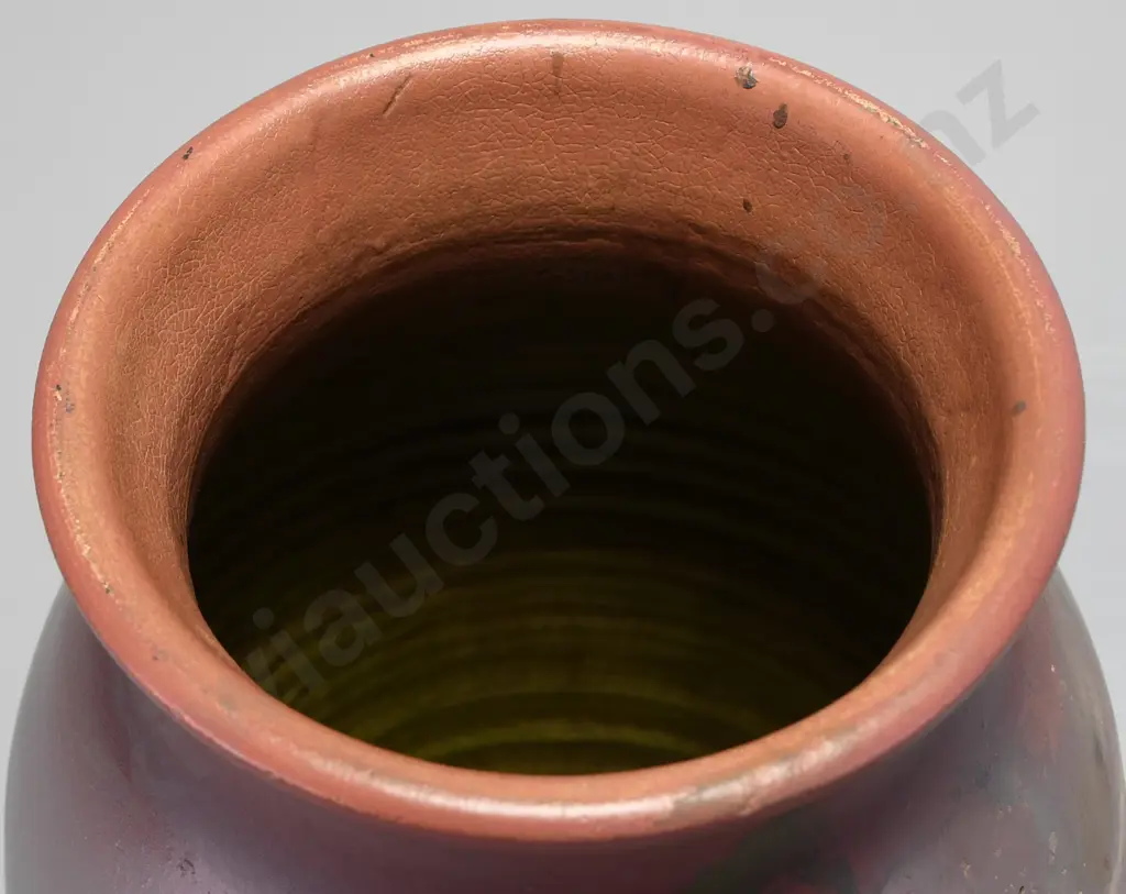 WALLY SILVA HAND DECORATED VASES x 2 Image 1++