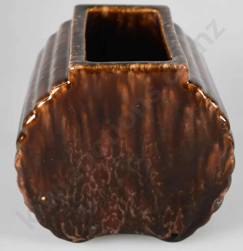 CROWN LYNN BARREL TROUGH VASE Image 1++