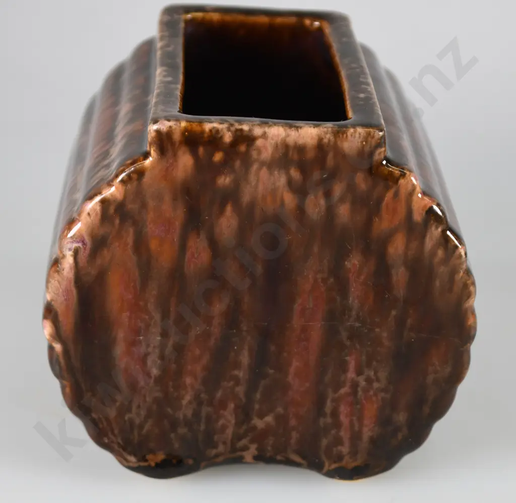 CROWN LYNN BARREL TROUGH VASE Image 1++