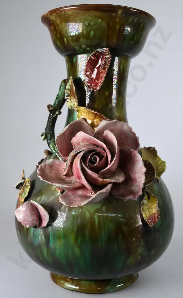 COLONIAL POTTERY FLOOR VASE MILTON ? Image 1++