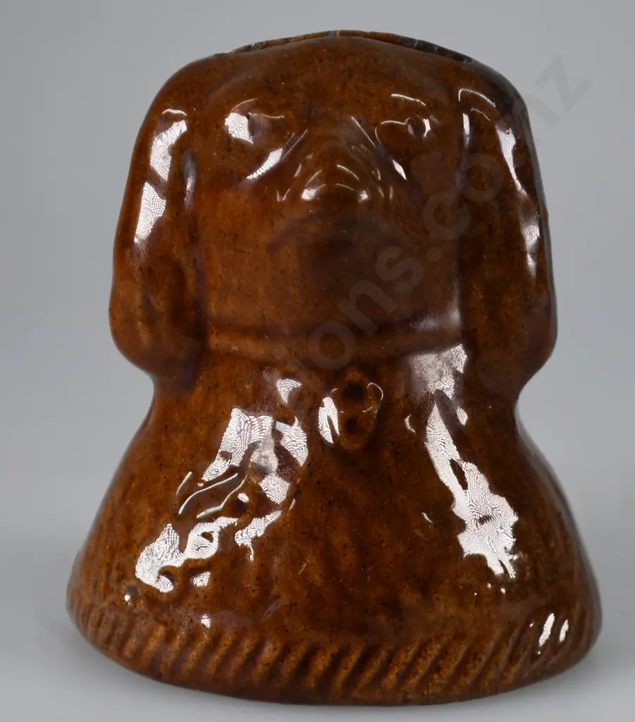 COLONIAL POTTERY DOG MONEY BOX Image 1++