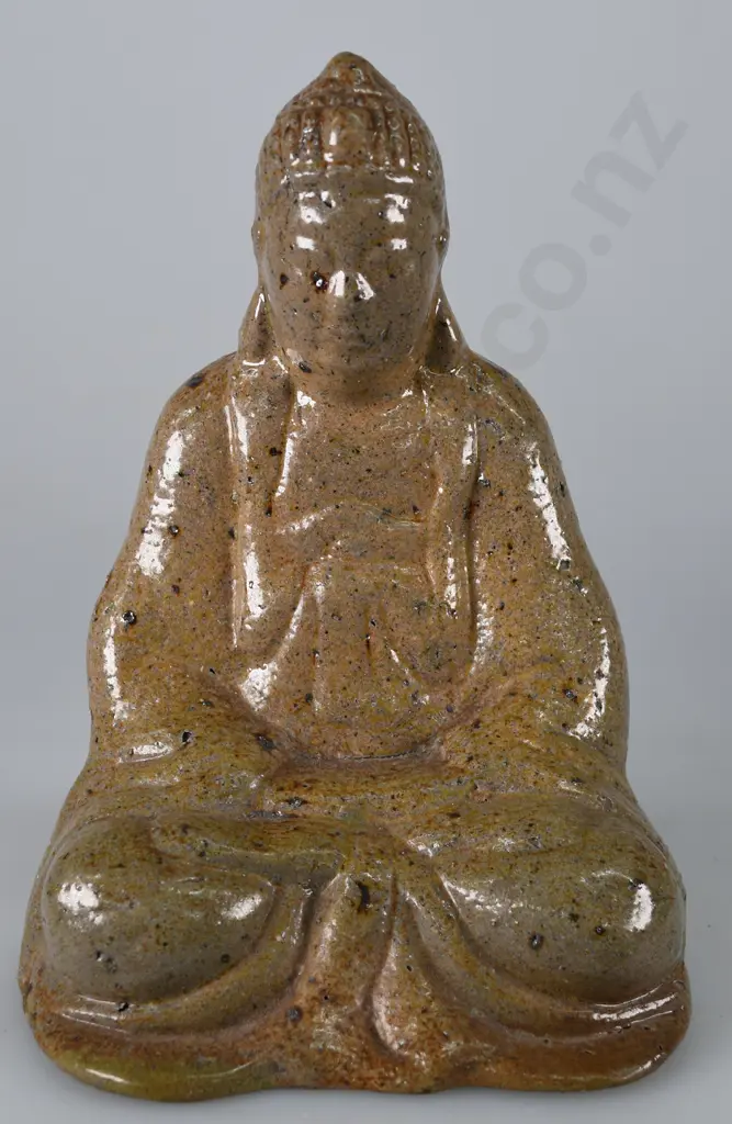 NZ COLONIAL POTTERY BUDDAH Image 1++