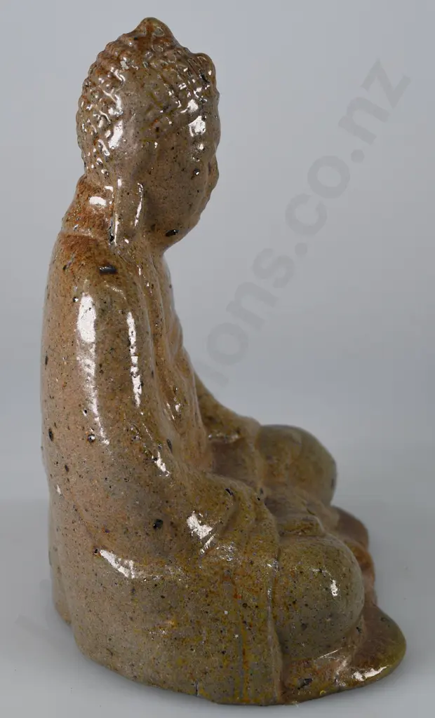 NZ COLONIAL POTTERY BUDDAH Image 1++
