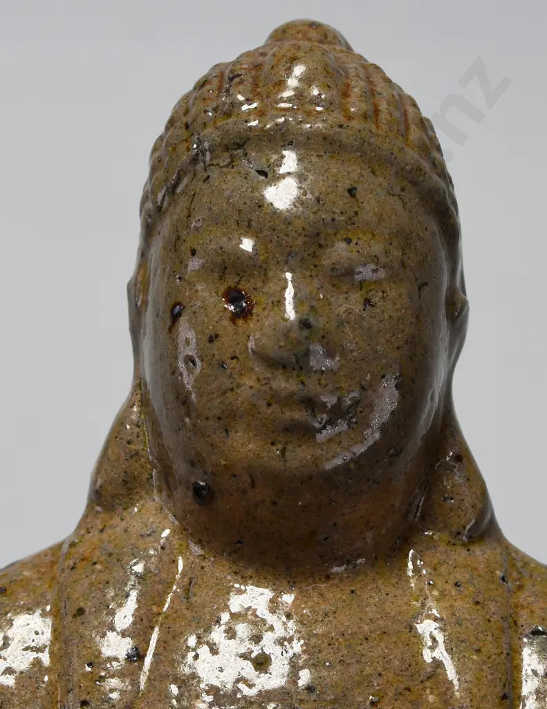 NZ COLONIAL POTTERY BUDDAH Image 1++