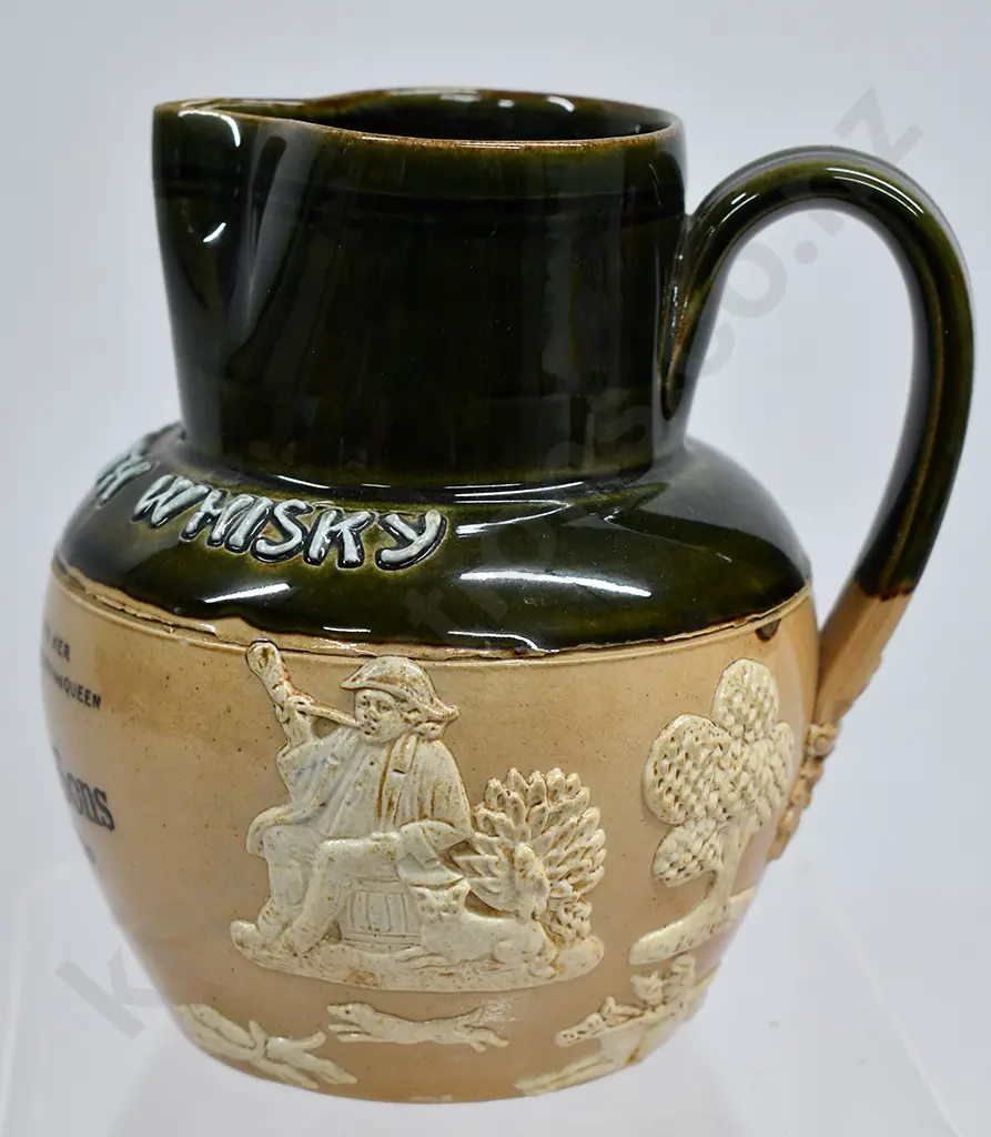 DEWAR'S PERTH WHISKY STONEWARE WHISKY JUG Image 1++