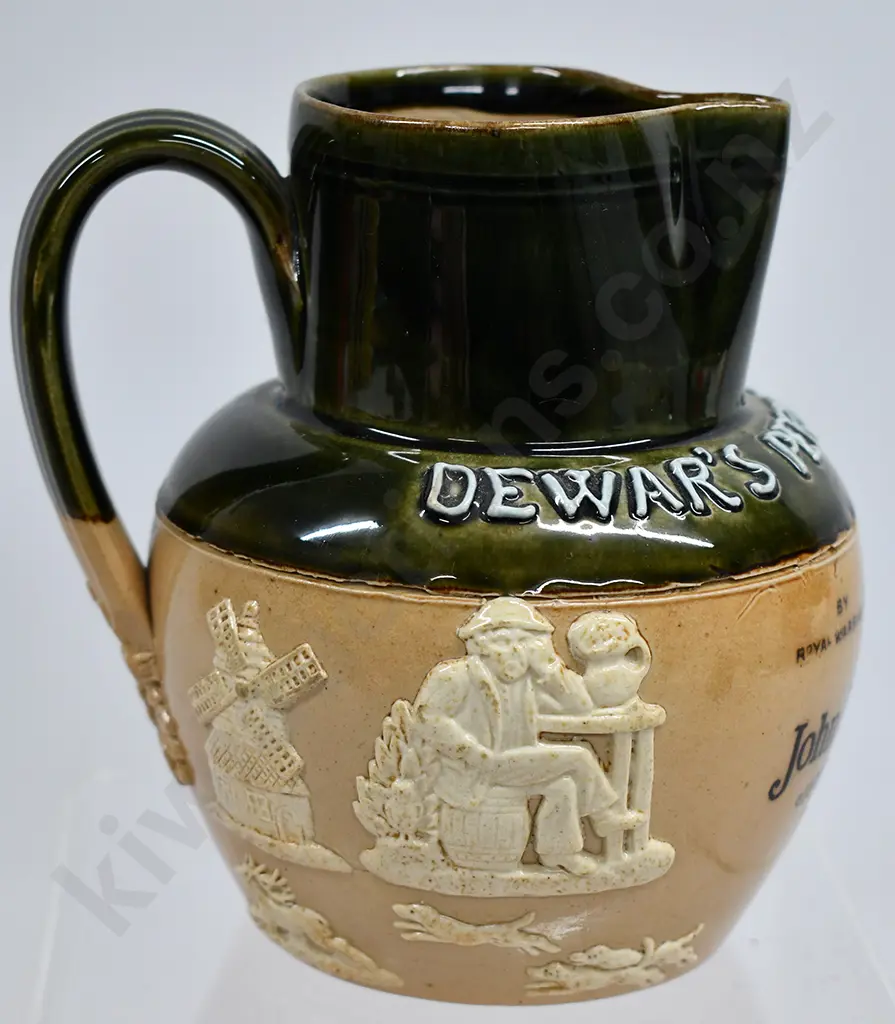 DEWAR'S PERTH WHISKY STONEWARE WHISKY JUG Image 1++