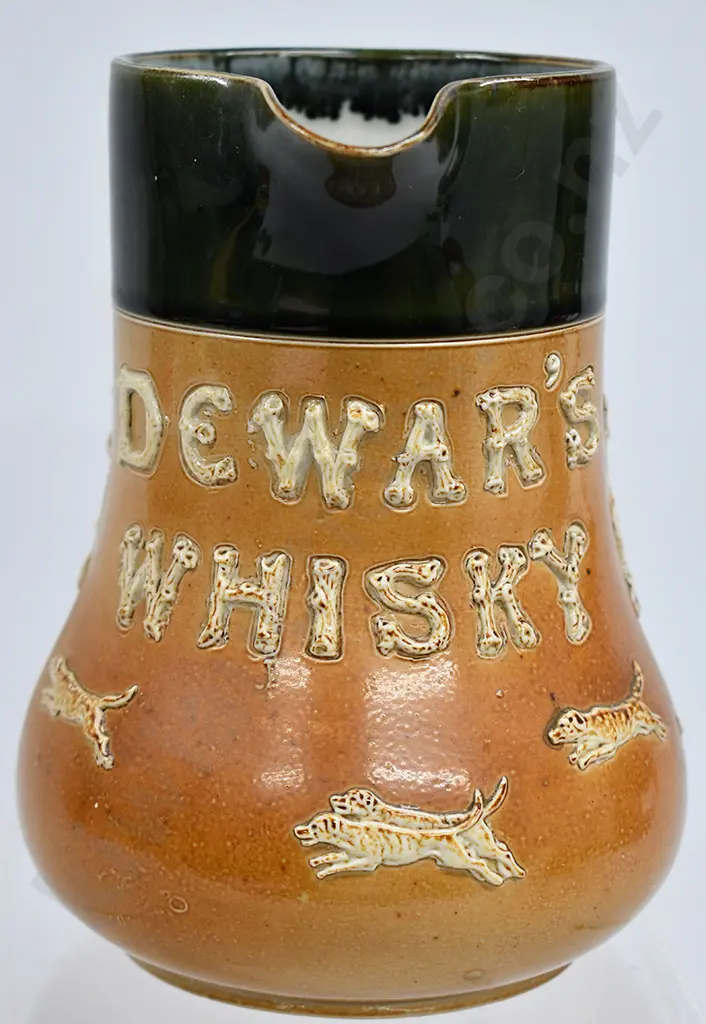 DEWARS STONEWARE WHISKY JUG Image 1++
