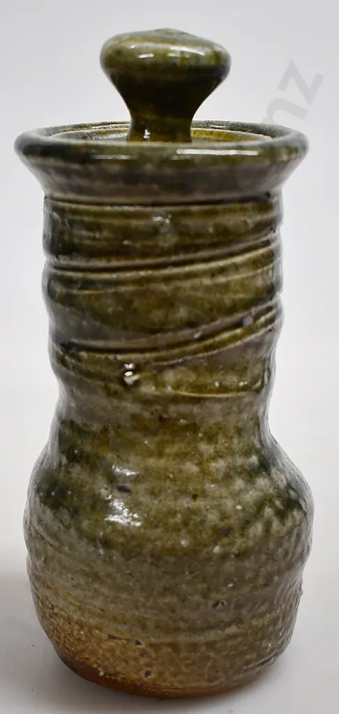 JOHN MADDEN LIDDED JARS AND SALT SHAKER Image 1++