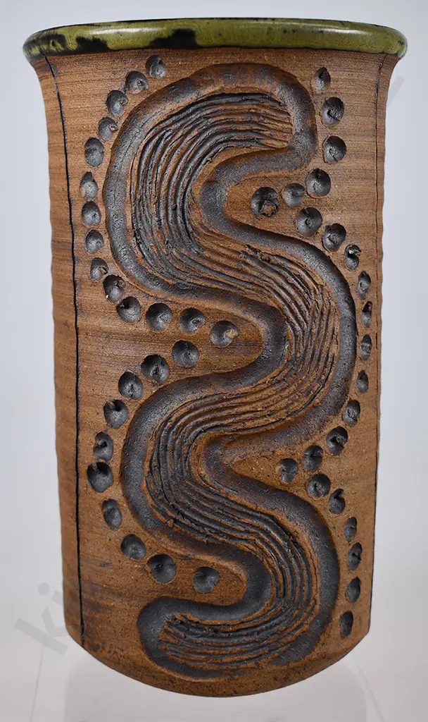 JOHN CRAWFORD POTTERY VASE Image 1++