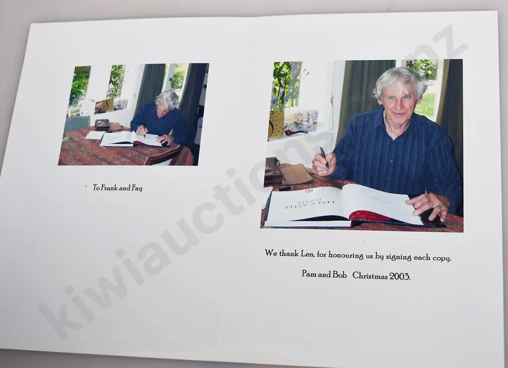 LEN CASTLE MAKING THE MOLECULES DANCE, SIGNED COPY Image 1++