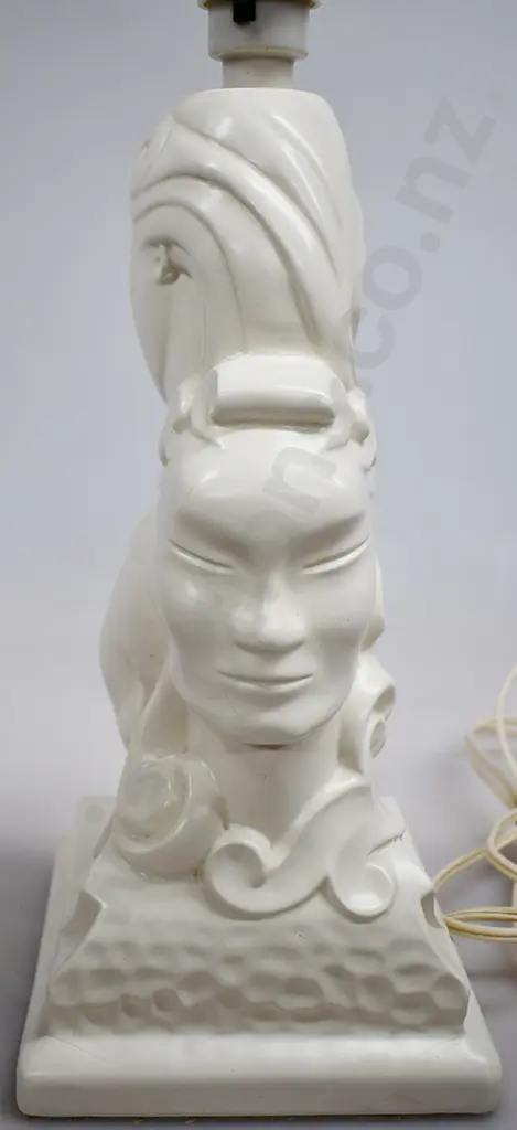 CROWN LYNN THREE FACES OF EVE TABLE LAMP Image 1++