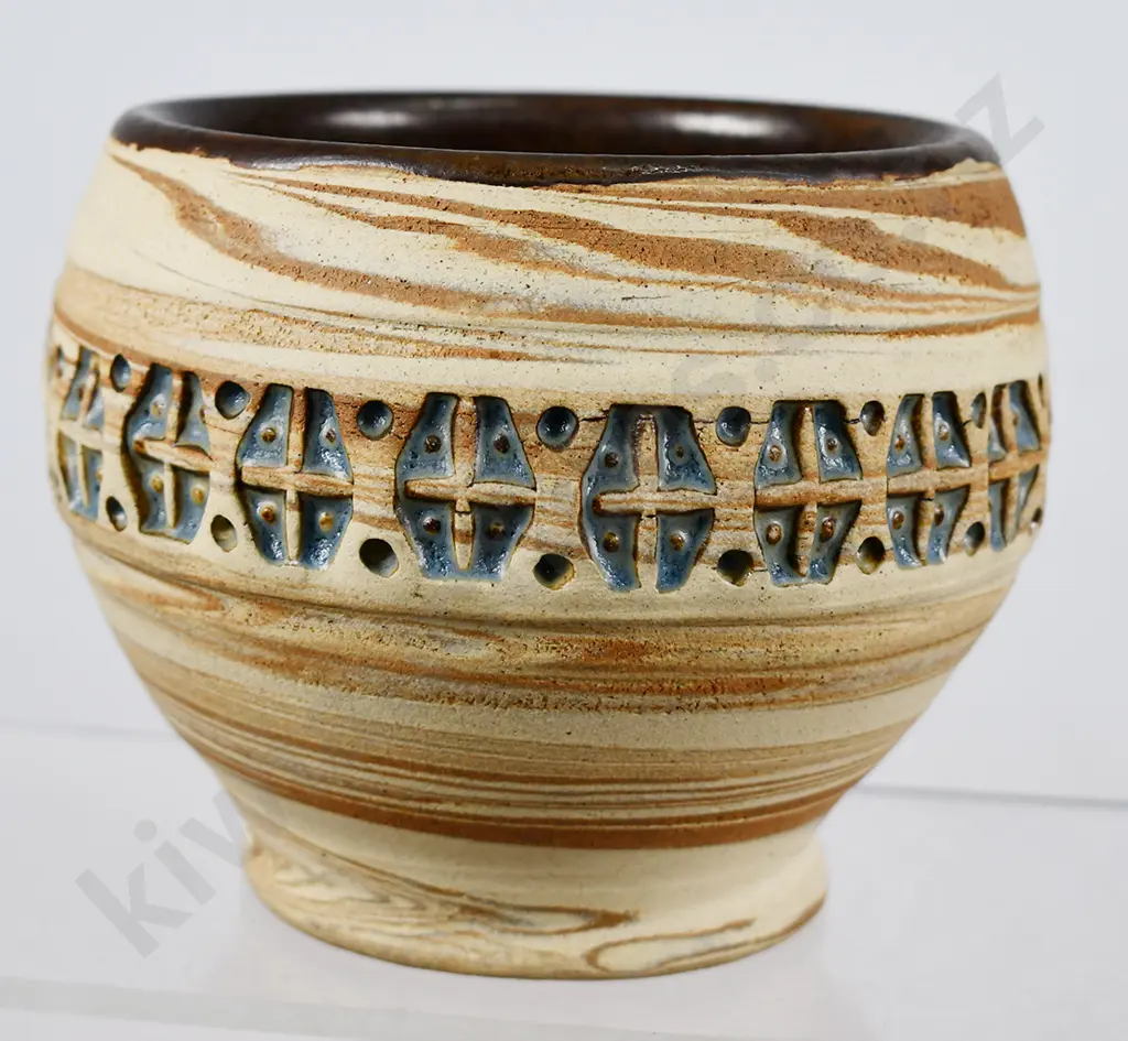 PETER VENDELBOSCH STUDIO POTTERY PLANTER & VASE Image 1++