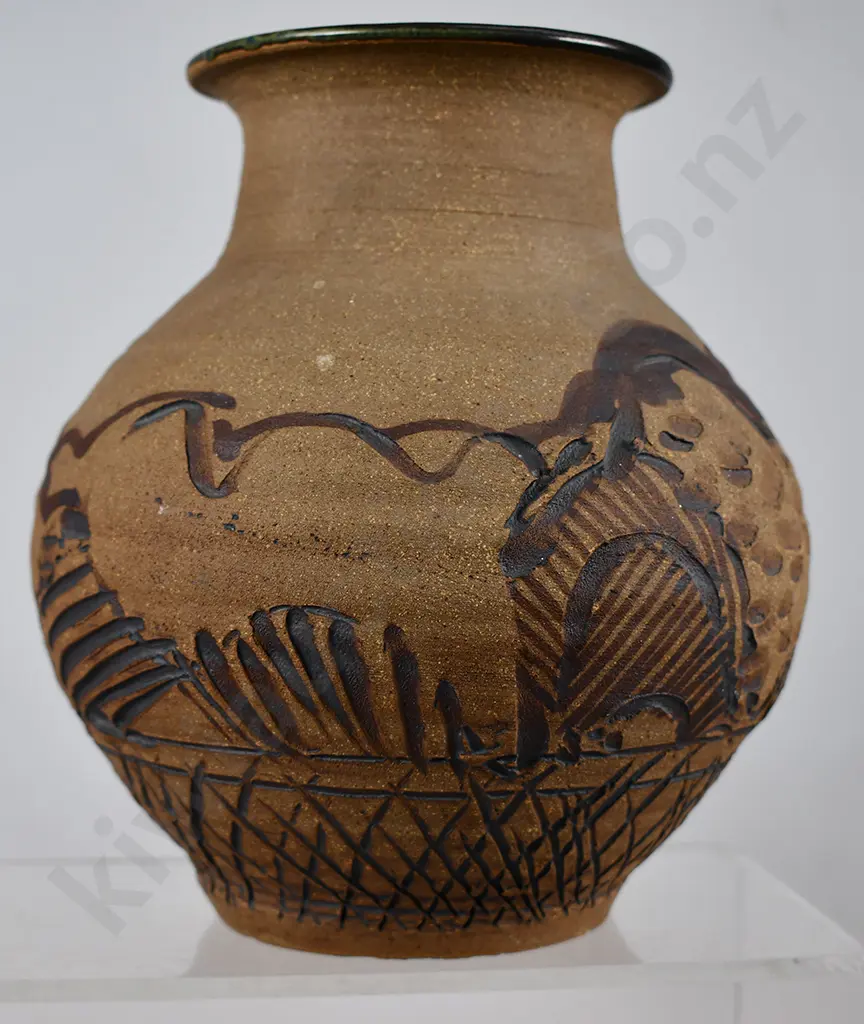 JOHN CRAWFORD POTTERY VASE Image 1++
