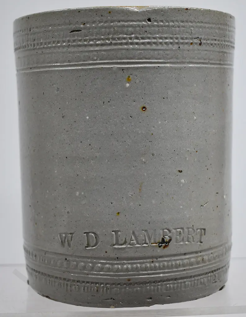 W D LAMBERT POTTERY DUNEDIN STORAGE JAR, RICE Image 1++