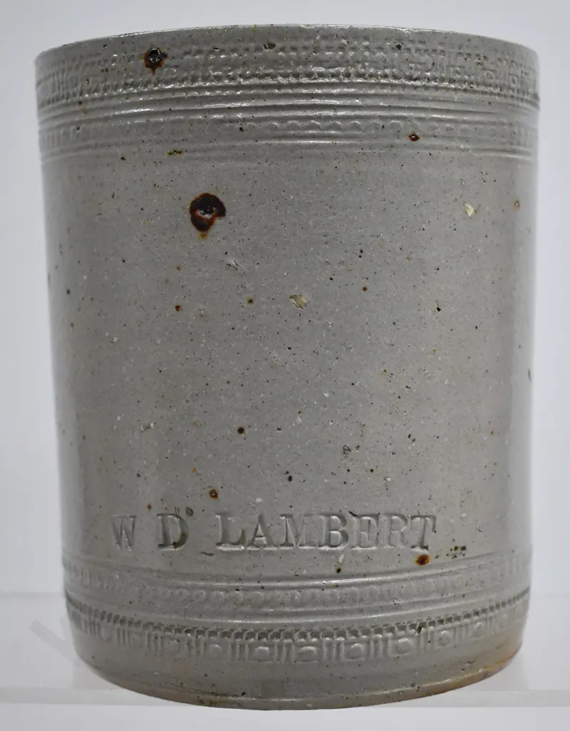 W D LAMBERT POTTERY DUNEDIN STORAGE JAR, PEPPER CORNS Image 1++