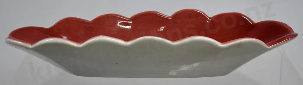 O C STEPHENS DUNEDIN TROUGH VASE, DISHES Image 1++
