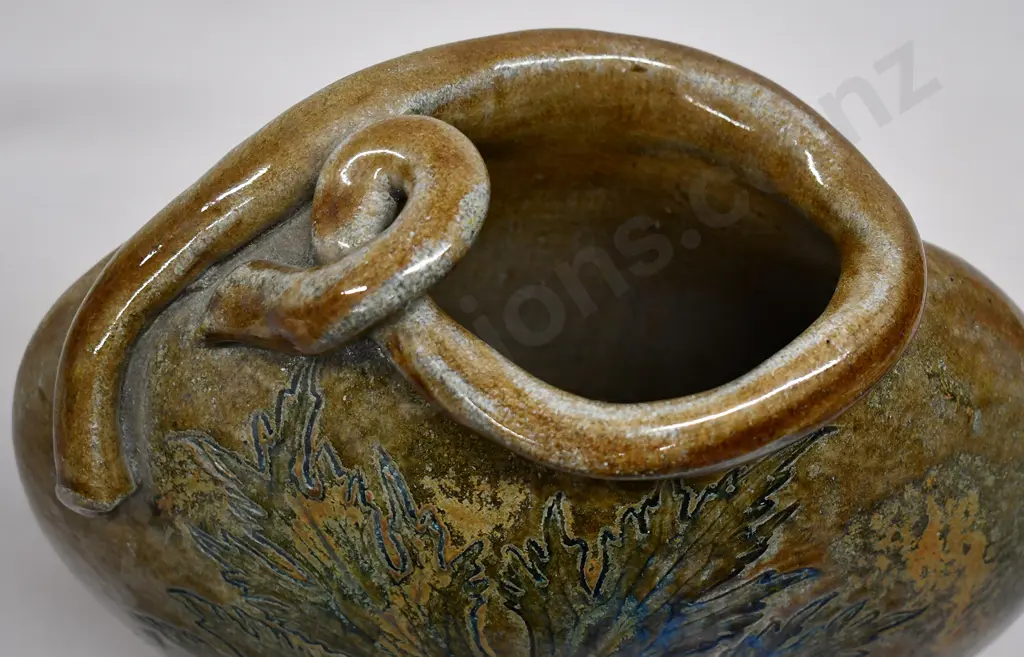 BONNIE OSWALD STUDIO POTTERY VASE Image 1++