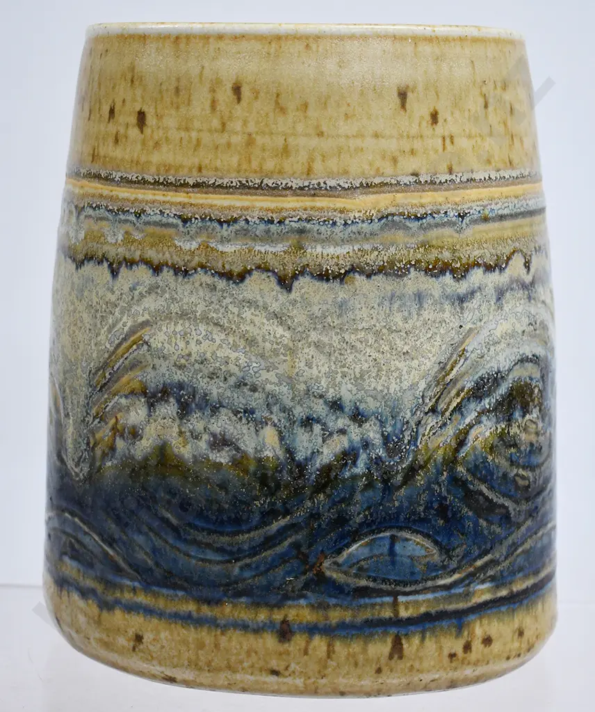 JOHN ING STUDIO POTTERY VASE Image 1++