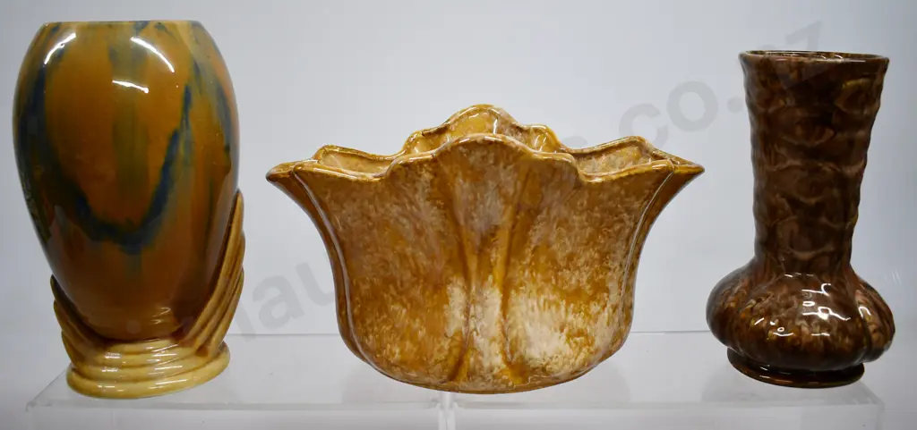 CROWN LYNN VASES NUMBER 32, 44 AND 49 Image 1++