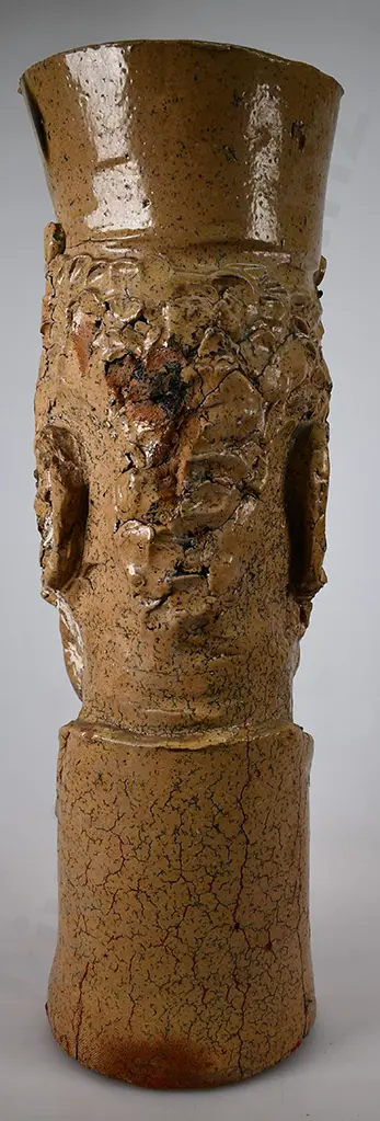 STONEWARE FIGURAL SCULTPURE Image 1++