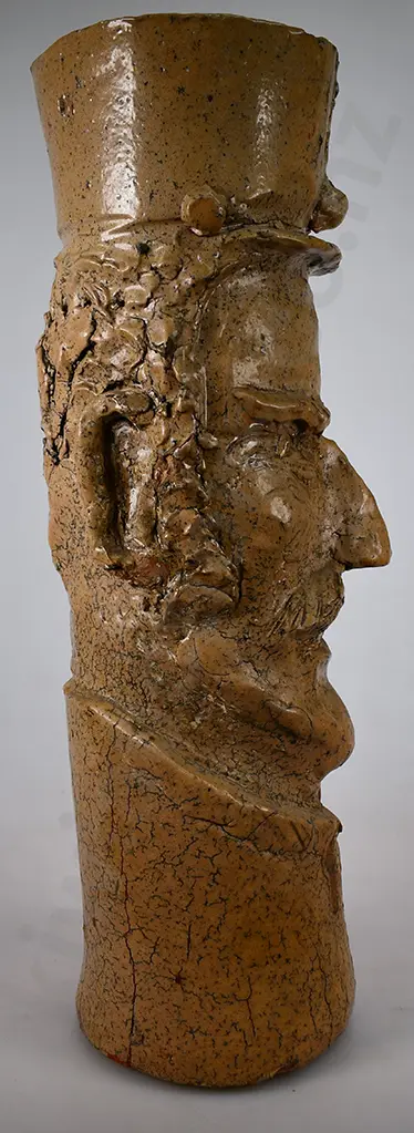 STONEWARE FIGURAL SCULTPURE Image 1++