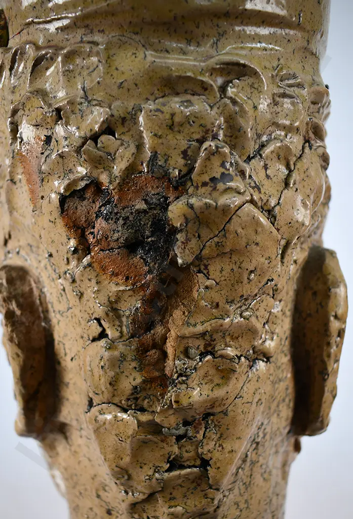 STONEWARE FIGURAL SCULTPURE Image 1++
