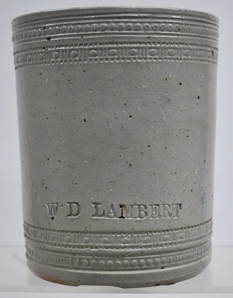W D LAMBERT POTTERY DUNEDIN STORAGE JAR GINGER Image 1++