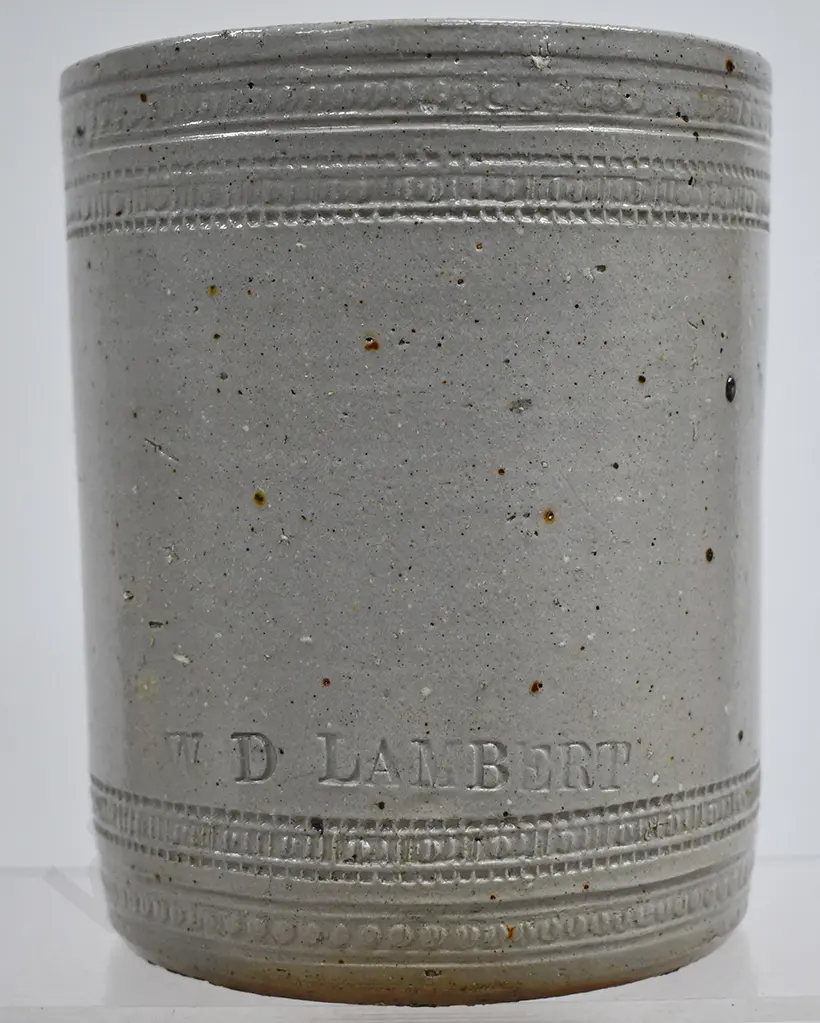 W D LAMBERT POTTERY DUNEDIN STORAGE JAR, TARTAR Image 1++