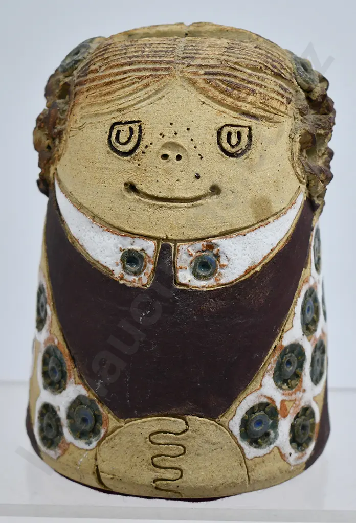 ANN VERDCOURT STUDIO POTTERY MONEY BANK Image 1++