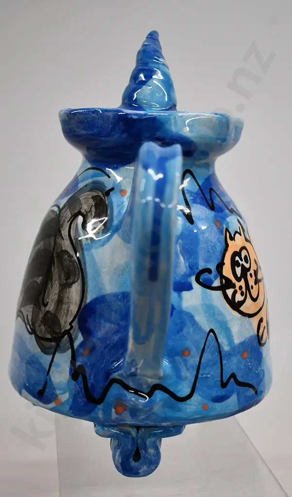 ANN VERDCOURT CAT THEMED TEAPOT Image 1++