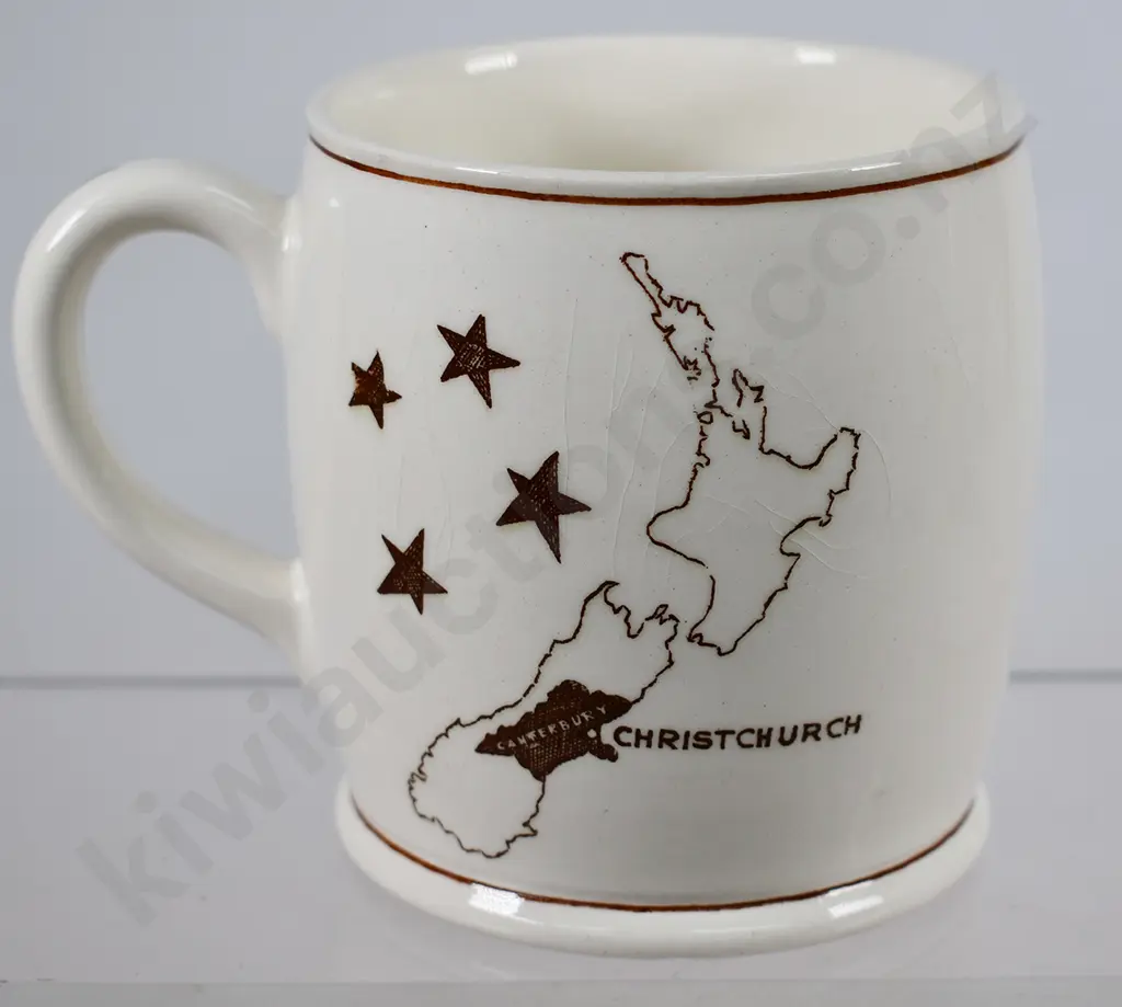 CROWN LYNN CANTERBURY CENTENNIAL MUG Image 1++