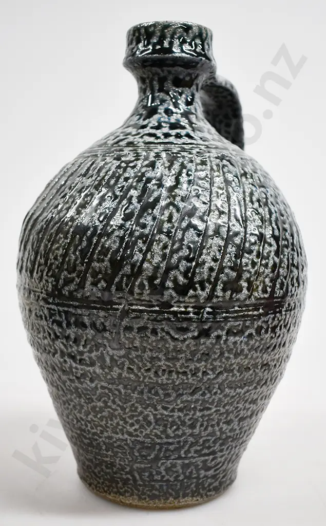 MIREK SMISEK SALT GLAZED WINE FLAGON Image 1++