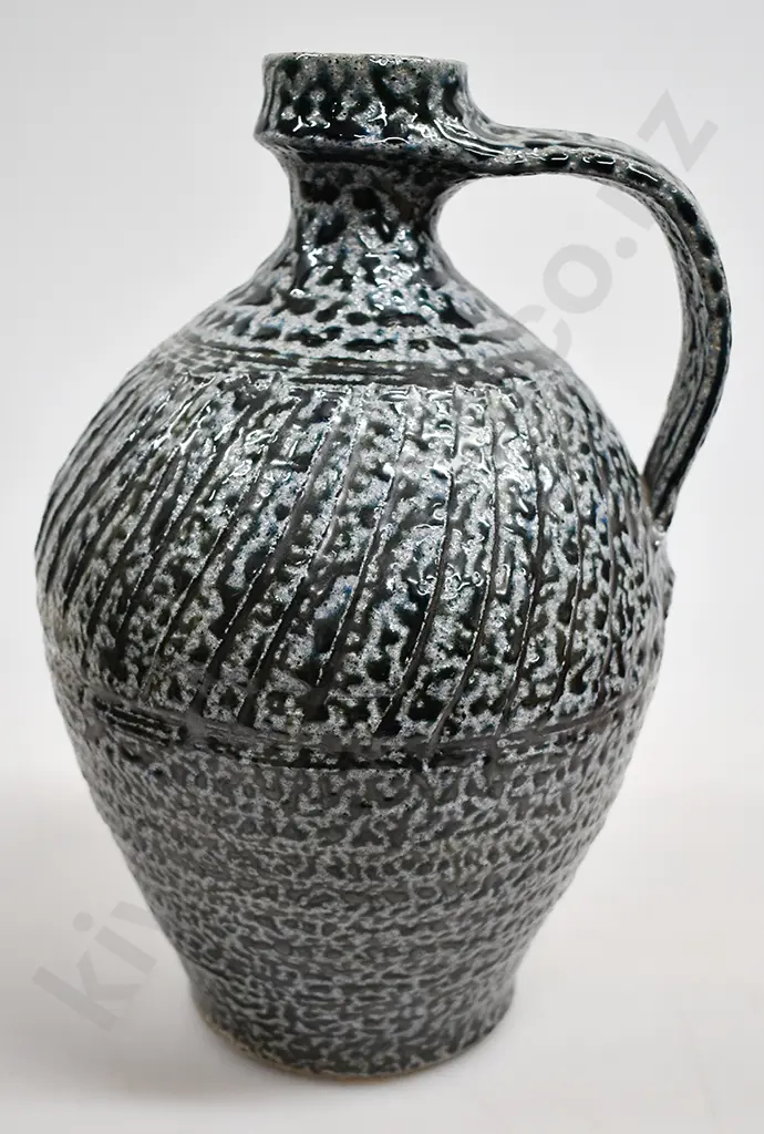 MIREK SMISEK SALT GLAZED WINE FLAGON Image 1++