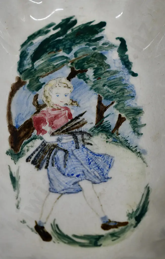 O C STEPHENS DUNEDIN RUFFLED EDGE ILLUSTRATED SUNDAE DISH Image 1++