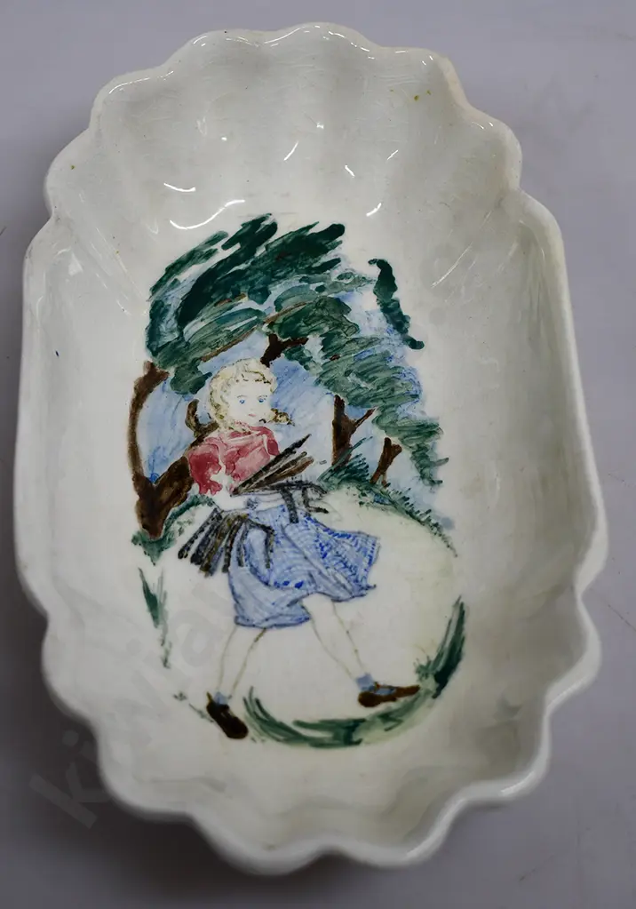 O C STEPHENS DUNEDIN RUFFLED EDGE ILLUSTRATED SUNDAE DISH Image 1++